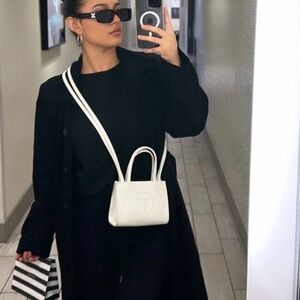 Telfar Small White Shopping Bag